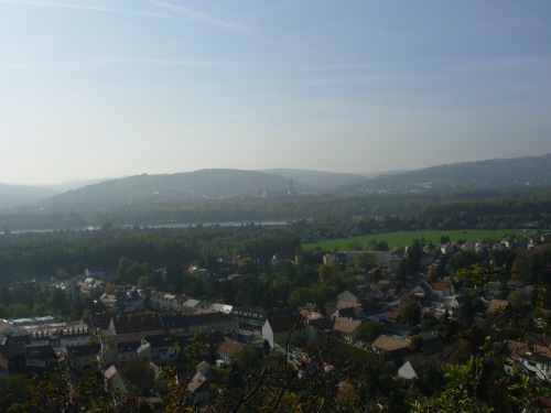 A view from the top of the Bisamberg